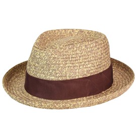 Bailey Flower Trilby Hat - Brown-Multi, Brown/Multi