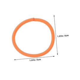 WOONEKY 4mm Hair Band Sturdy Hair Circle Hair Rope Elastic Knitting Tie for Women Girls Hair Accessories Assorted Colors 100 Pack