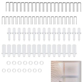 85Pcs Repair Plantation Shutters Tool Set, Shutter Repair Pins Plantation Shutters Washers Repair Kit for Plantation Shutter Tilt-Rod Louvers,Easy to Plantation Shutters Tilt-Rod Replacement