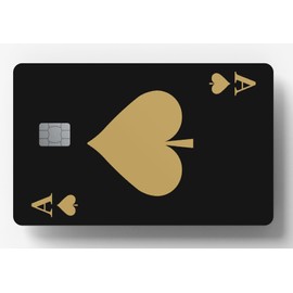 WORKIRAN Playing Card Ace Card Sticker | Transportation, Key Card, Debit Card, Credit | Covering & Personalizing Bank Card | No Bubble, Slim, Waterproof Card Cover