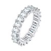 Suplight Diamond Ring for Him Mens Engagement Cubic Zirconia 925