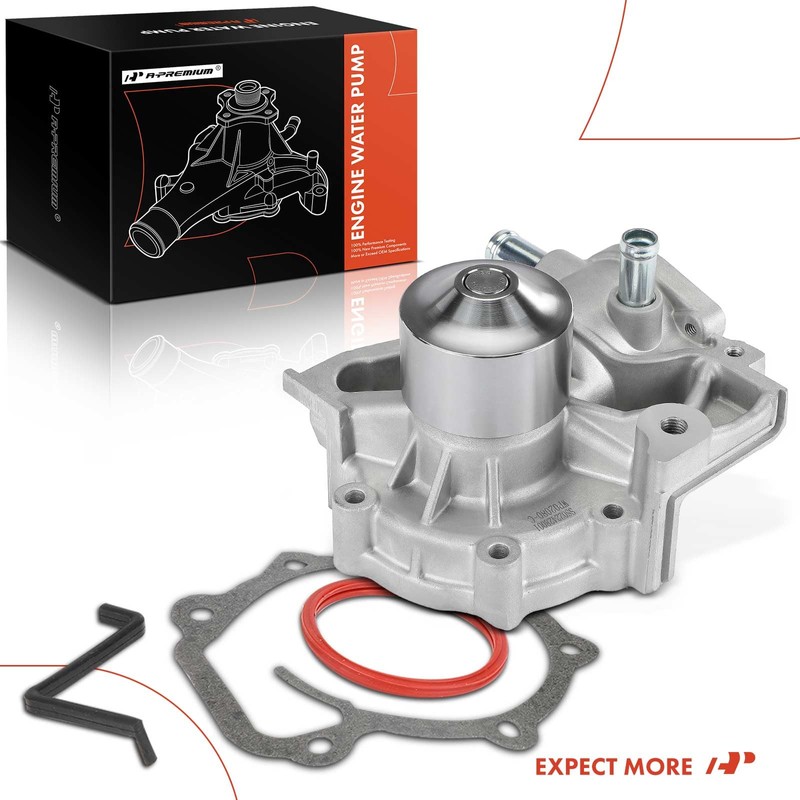 A-Premium Engine Water Pump with Gasket & Pulley Compatible with