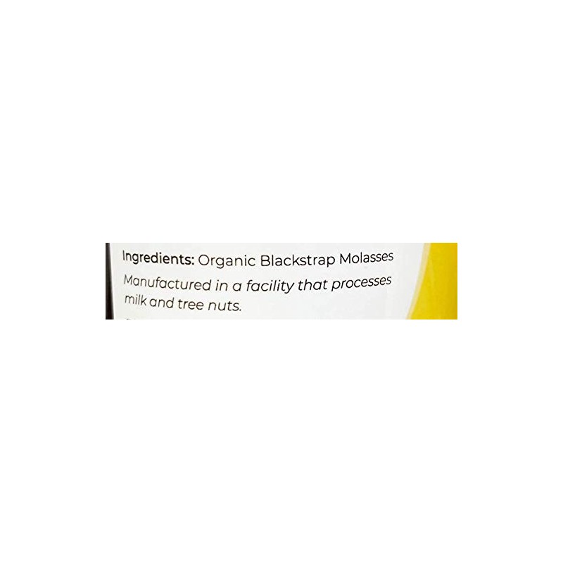 Viva Doria Natural Unsulfured Blackstrap Molasses, 1 lb Glass Jar