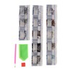 8Pcs Rhinestone Painting Coasters Assorted Style Strong Stickiness Odourless Coaster