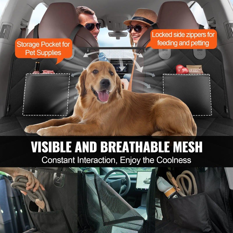 Hard Bottom Dog Car Seat Cover 53\"x24.8\" Back Seat Extender