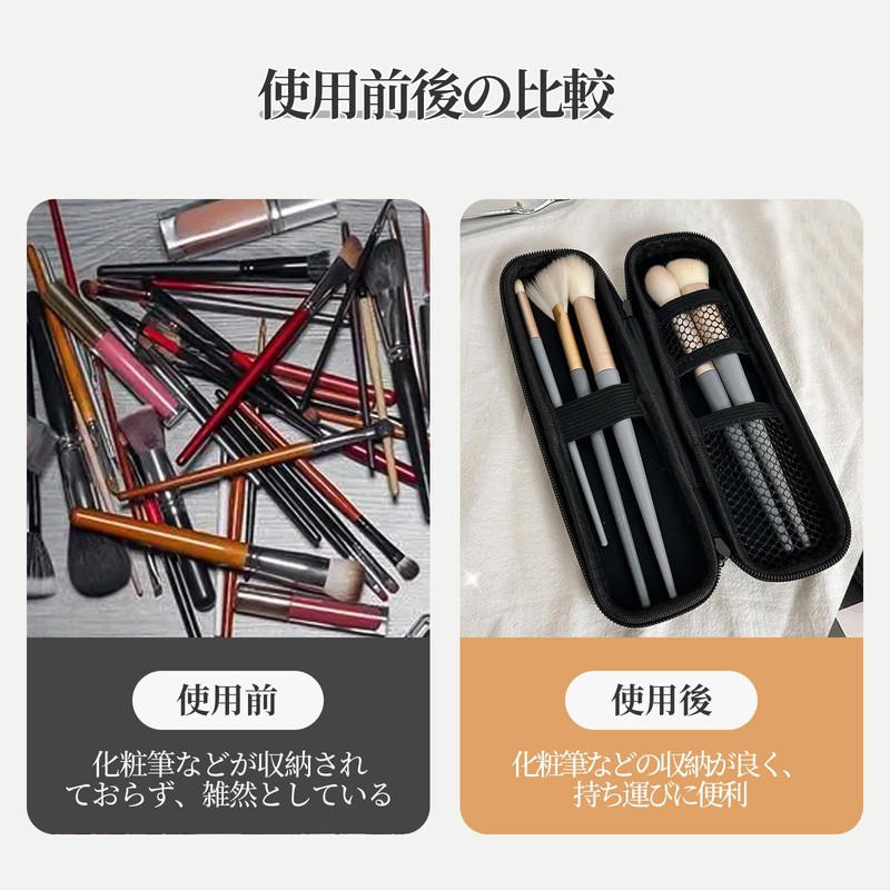 Liroyal Makeup Brush Pouch, Makeup Brush Case, Makeup Brush Storage