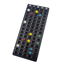 Yuanhe Bingo Board Ball Holder - 3/5" Bingo Balls Tray Rack for Parties, Family Game Nights