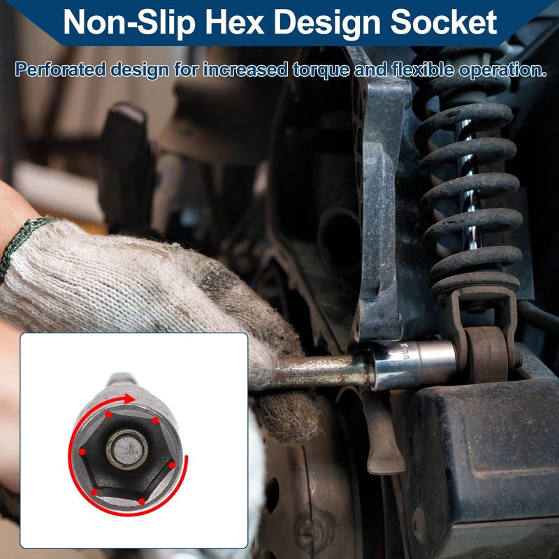 Hihaha Impact Socket Hardware Tool for Car Motorcycle Dirtbike Repair