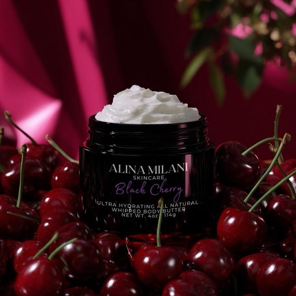 Black Cherry Body Butter - Nourishing, Moisturizing Skin Cream for