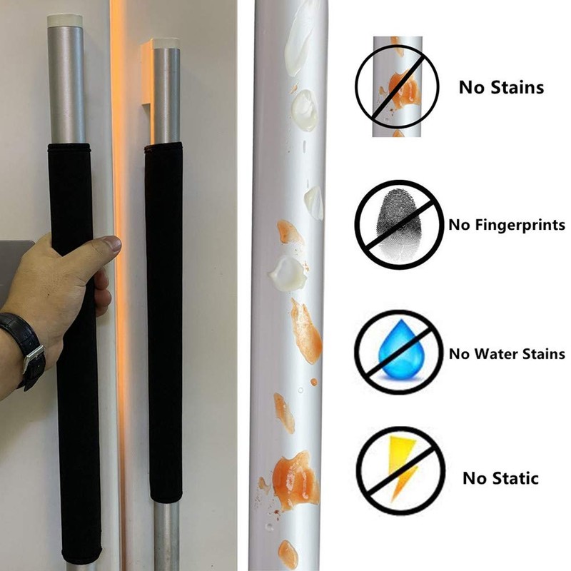 Miaowater 4 PCS Refrigerator Door Handle Covers Kitchen Appliance Decor