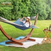 Lazy Daze Hammocks 12 FT Double Quilted Fabric Hammock with