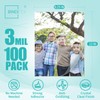 Binditek 100 Pack Self-Adhesive Laminating Sheets, 9.25 x 12 Inches