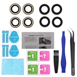 PHONSUN Camera Lens Glass Replacement for Motorola Moto One 5G XT2075-2/ Moto One 5g UW XT2075-1 (Set of 4)