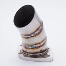 LSEX-F Dolphin Pipe End, Flange Angle 4.7 °F (120 ° Diameter), 24.0 inches (60.5 cm), General Purpose, Dolphin Tail, Shrimp Pipe, Muffler, Volume Control, Muffler Cutter, Roadster, 86 BRZ Swift,