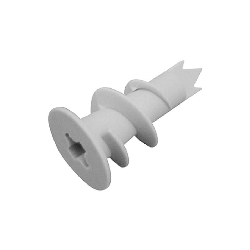 Taquete de Platico, PanelTack, MXPLK-002, 100 Pzs. Medida 5/8"", 22.2mm,