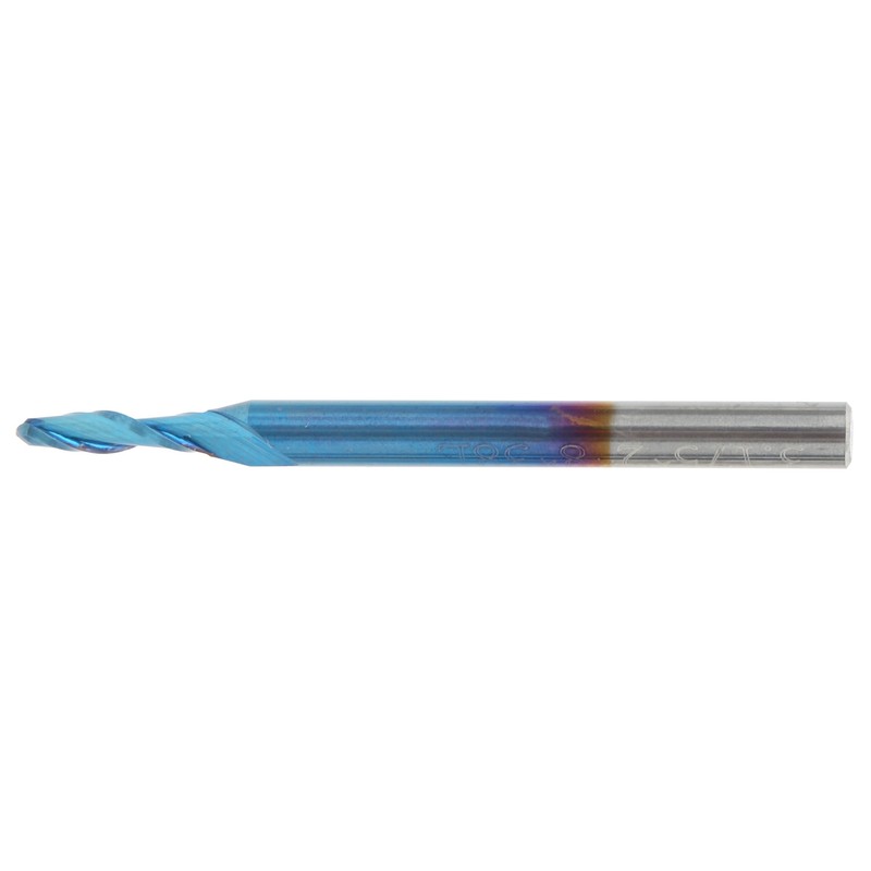 Ballnose Cutter Ball End Mill Blue Coated Spiral Router Bit