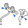 SANEI PP88-1S-15 Faucet Repair Parts for ESCOMA Nominal 13 Faucets,