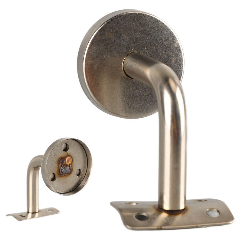 5Pcs Wall Handrail Bracket Practical Robust Wall Mounted Stainless Steel