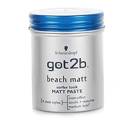 Schwarzkopf Got2b Beach Matt Surfer Look Matt Paste by GOT 2B