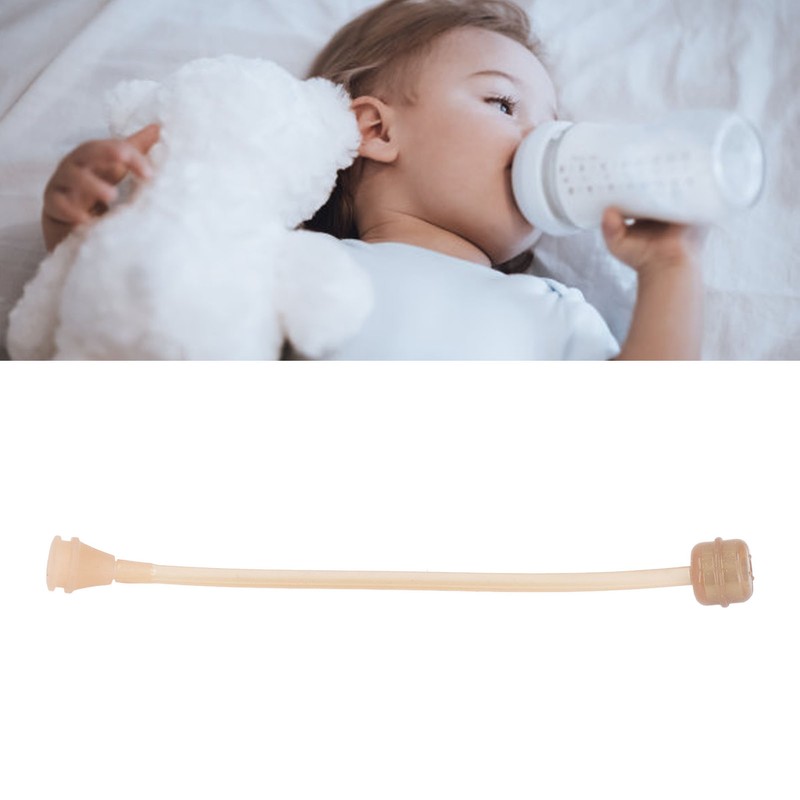 Baby Bottle Weighted Straw Silicone Any Angle Liquid Mix Prevents
