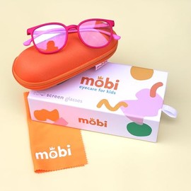 Mobi Eyecare Kids Blue Light Blocking Glasses (Beach Blue)