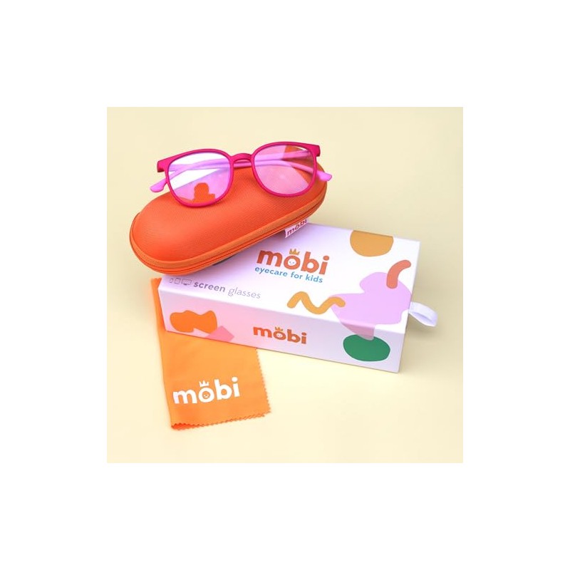 Mobi Eyecare Kids Blue Light Blocking Glasses (Beach Blue)