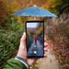 TOYMIS 2pcs Cell Phone Umbrella, Multifunctional Adjustable Cute Phone Shade