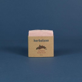 Herbaluxe Handmade Natural Rose Bar Soap for Deep Hydration and Skin-Brightening - Cleansing, Body Care Moisture Aroma Daily Flower Fragrance Blend soaps