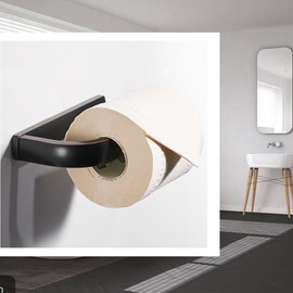 BESy Brass Toilet Tissue Paper Holder Oil Rubbed Bronze Bathroom Accessories Wall Mounted, Rust Protection