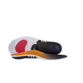 Pro11 Hydro-Tech Sports Orthotic Insoles with Dual layer Impact shell absorber and Metatarsal Support System (6-9, Orange)