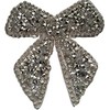 - Rhinestone Bows - Glitter Iron-On Patches Appliqué Clothing Set