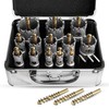METOTY 19 PCS (1/2" to 2-1/8") Carbide Hole Saw Kit
