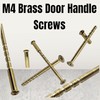 Universal Hardware M4 Door Handle Screws Brass with Bolt Connecting