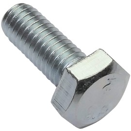 AERZETIX - C47302 - Set of 100 - Hexagon Bolts M6 x 16 - with Hexagonal Head - Diameter 6 x 16 mm - DIN 933 - Class 8.8 - Made of Galvanised Steel - DIY - Assembly Tool Hardware