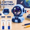 Astronaut Pencil Sharpener for School & Art – Adjustable Hand