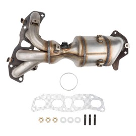 KAC 1pcs High Flow Catalytic Converter Kit Compatible with 2013-2018 Altima 2.5L 2014-2019 Rogue 2.5L Direct-Fit Stainless Steel Catalytic Converter, Replace 674-149 674149(EPA Compliant)