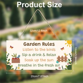 Gardening Gifts for Men Garden Signs and Plaques for Outside Gift for Garden Lovers Gardeners Gifts for Women Gardeners Gift for Christmas Birthday Gardening Presents