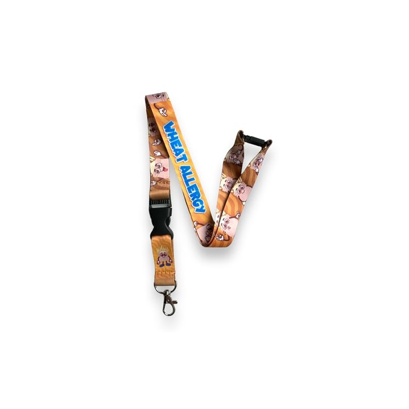 PAC Supplies Global Allergy Awareness Lanyard/Badge Holder - Child Youth