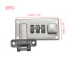 Mewutal 2 Vanity Case Buckle, Luggage Combination Lock, Toolbox Buckle