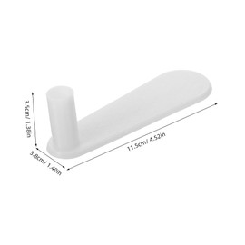 KICHOUSE 4pcs Bed Net Bracket Rod Presser Feet Plastic Lightweight Bed Curtain Pole Protectors for Mosquito Net Support Reusable Convenient