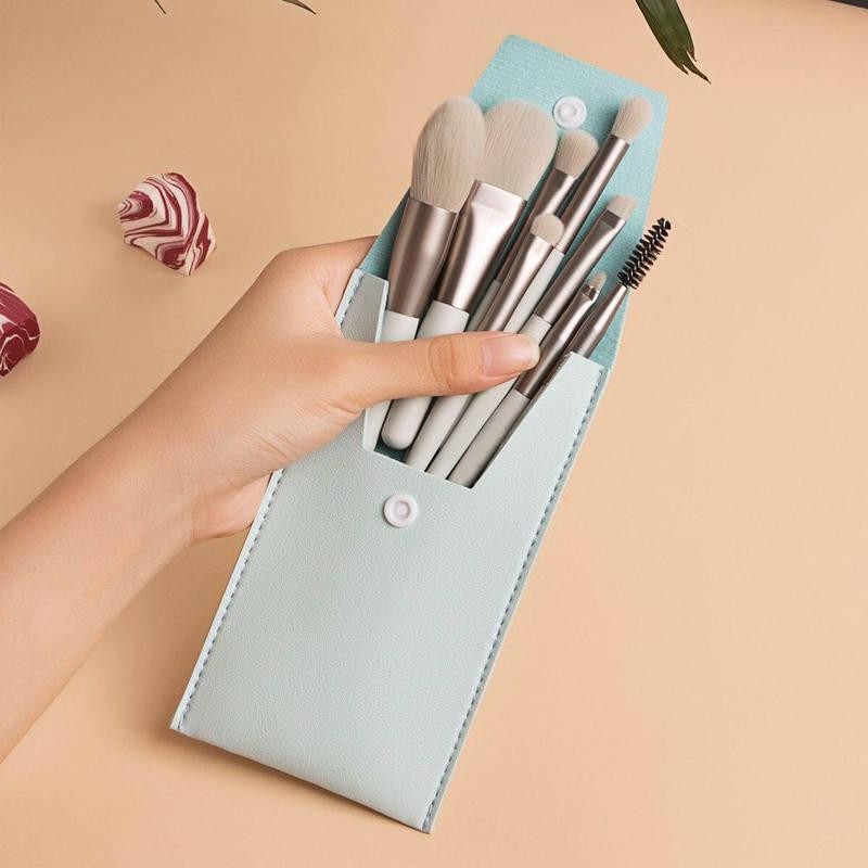 Laboel Portable Cosmetic Makeup Brush Set Blush Travel Makeup Brush