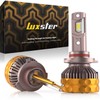 LUXSTER Ultra 9006 HB4 LED Bulbs, 80000LM Super Bright, Triple