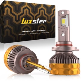 LUXSTER Ultra 9006 HB4 LED Bulbs, 80000LM Super Bright, Triple Copper Pipes Cooling Tech(Unique), Punisher Pro Upgrade, Foglight, 6000K Pure White, Pack of 2