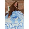 JUST FUNKY Care Bears Blanket Grumpy Bear Today is My