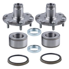 MISIOEK 2WD 2PCS Front Wheel Hub Bearing Kits Compatible with 1996-2001 4Runner 2001-2007 Sequoia 2000-2006 Tundra 1999-2004 Toyota Tacoma 5170112