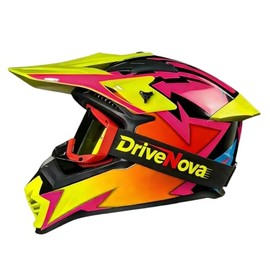 Motocross MTB Helmet Full Face Adult Cross Helmet with Goggles Motorcycle Downhill Full Face Helmet ATV Motorcycle Helmet Includes 3 Sizes Helmet Lining (YinSu, M-L-XL)