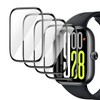 USDILU 4 Pack Mica para Smartwatch Redmi Watch 5, Soft