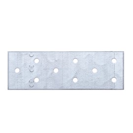 Flat Connecting Joining Plate Galvanised 40x100x2 mm Sleeper Joining Plate Heavy Duty Exploitation Timber Universal Brackets for Wood Fixing Joining Repair Connector ( 10pcs)