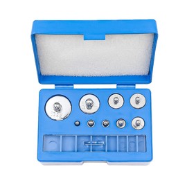 Namvo Precision Calibration Weights Platform Scale Balance Weights Set 17 Pieces 211 g 10 mg 100 g Laboratory Research Weights for Digital Jewellery Scales
