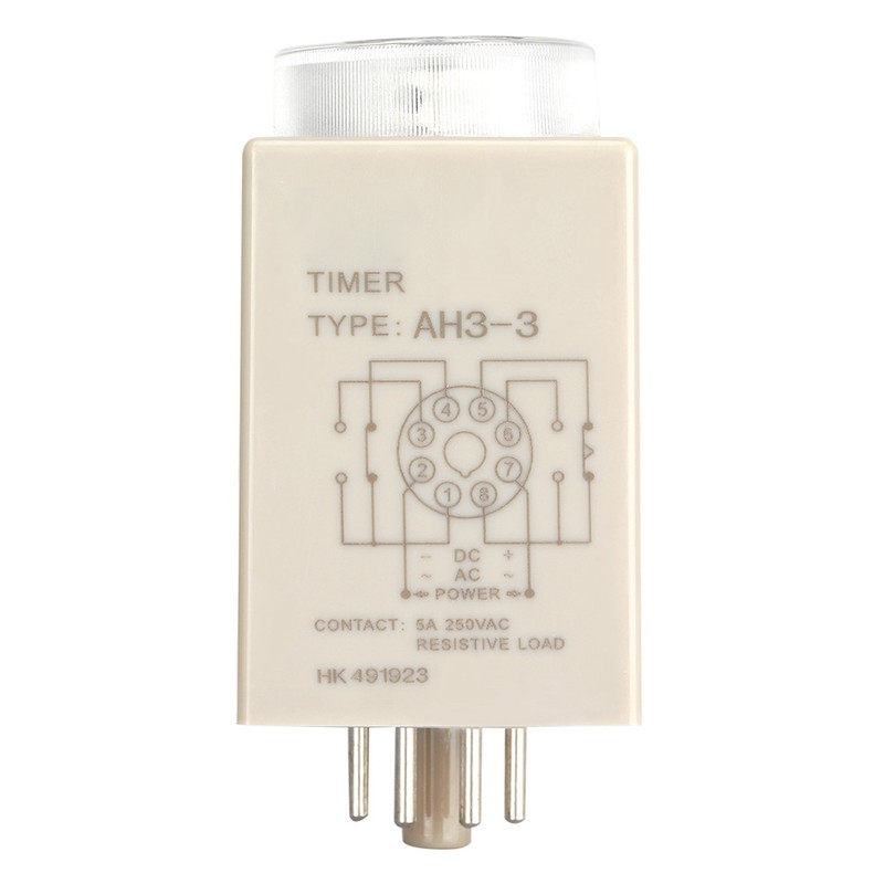 220VAC 60 Minutes Power On Delay Timer Time Relay AH3-3(60M)